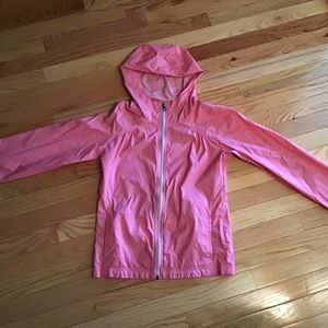 Kids pink L.L. Bean rain coat